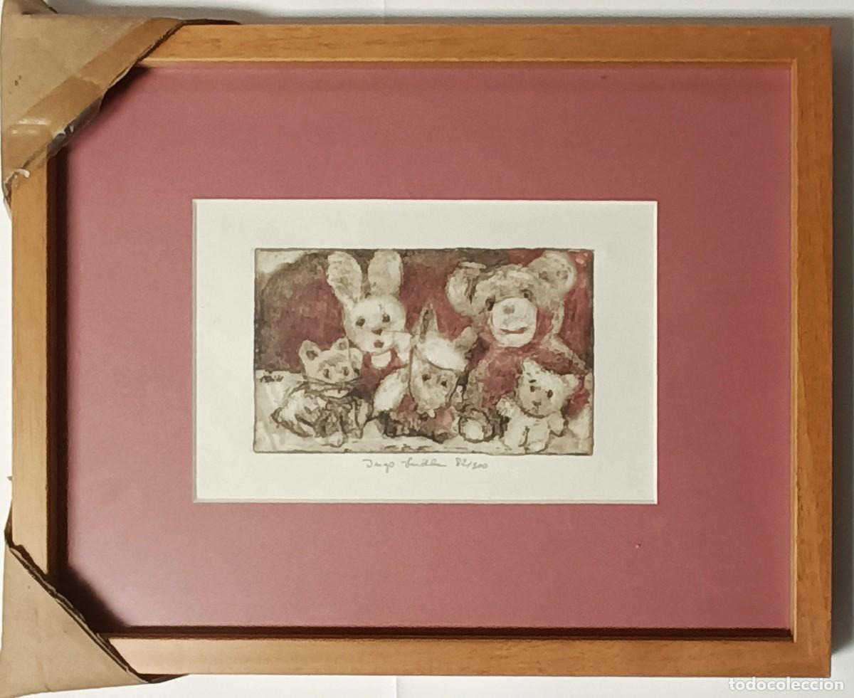 Antig&uuml;edades: BONITO GRABADO CON TEMATICA INFANTIL - Foto 1