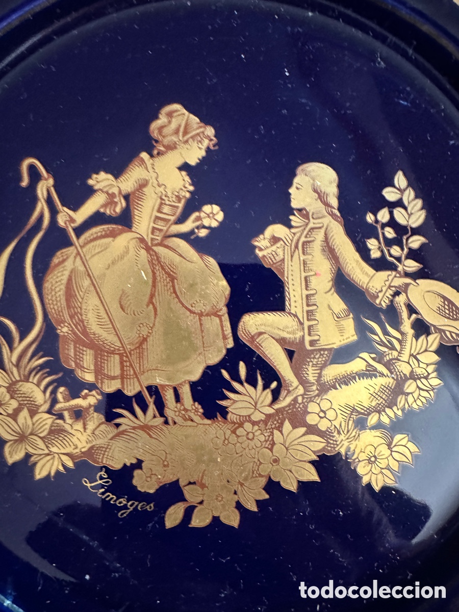 Antig&uuml;edades: Plato cer&aacute;mica Limoges - Foto 2