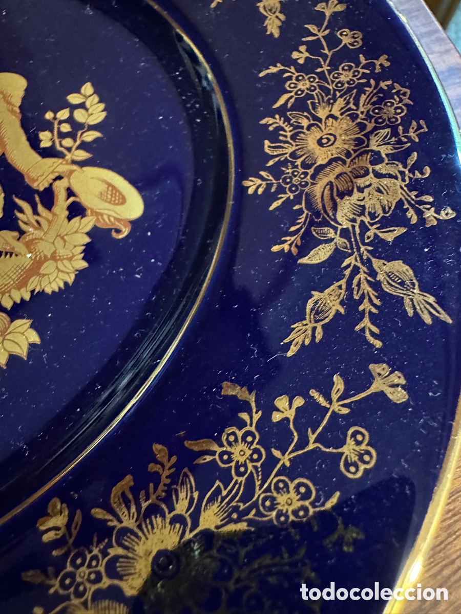 Antig&uuml;edades: Plato cer&aacute;mica Limoges - Foto 3