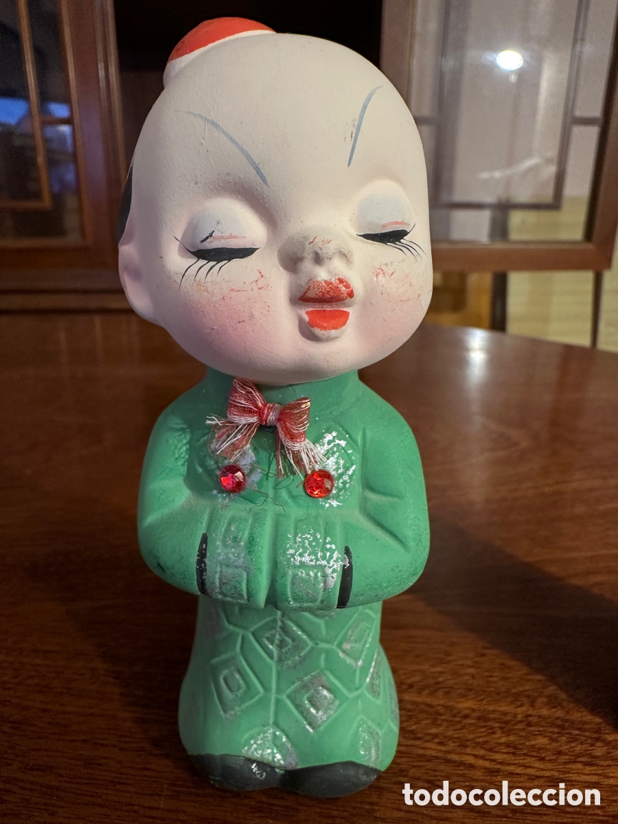 Antig&uuml;edades: Figuras Bisque Japonesas Vintage - Foto 5