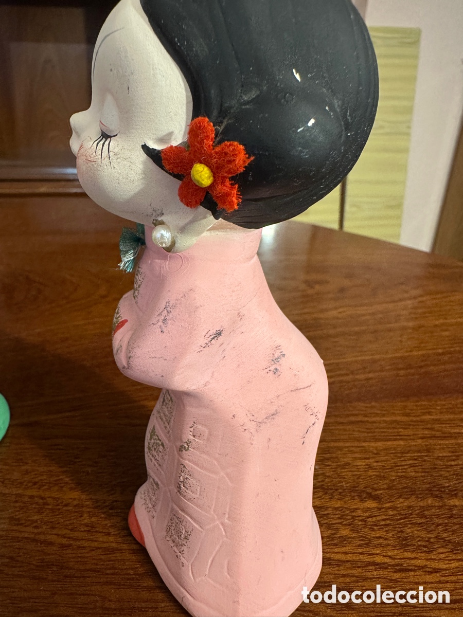 Antig&uuml;edades: Figuras Bisque Japonesas Vintage - Foto 8