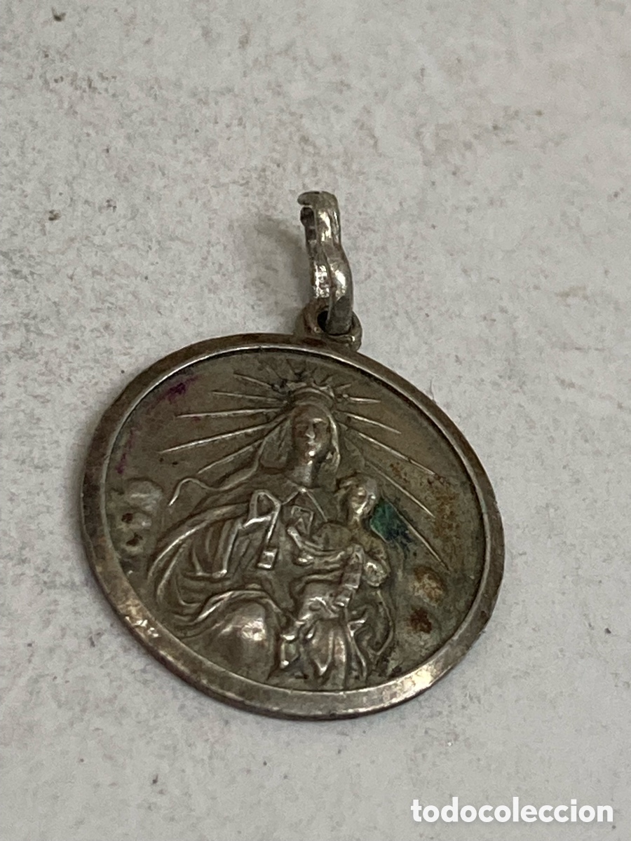 Antig&uuml;edades: Medalla de plata religiosa C528 - Foto 1