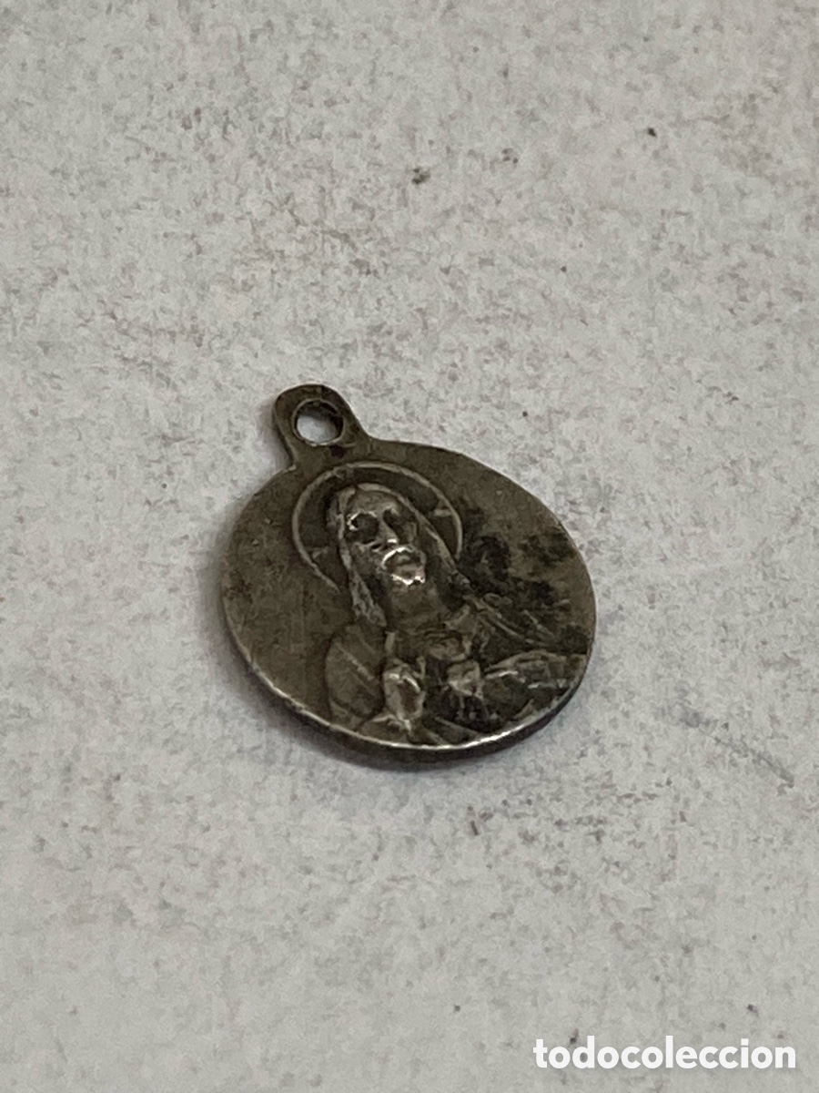 Antig&uuml;edades: Medalla de plata religiosa C528 - Foto 1
