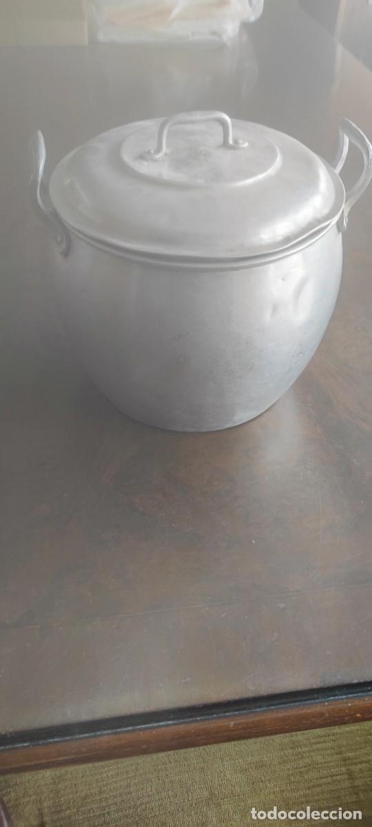Antig&uuml;edades: ANTIGUA OLLA DE ALUMINIO - Foto 1