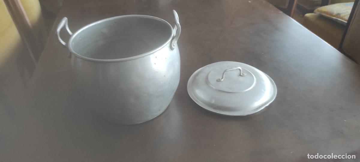 Antig&uuml;edades: ANTIGUA OLLA DE ALUMINIO - Foto 3