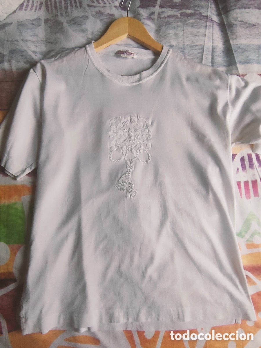 Antig&uuml;edades: Camiseta de Loewe algod&oacute;n talla L - Foto 2