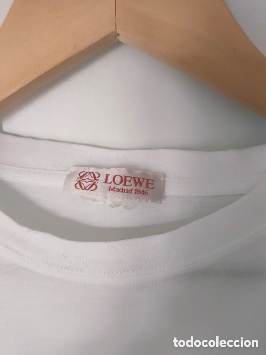 Antig&uuml;edades: Camiseta de Loewe algod&oacute;n talla L - Foto 5