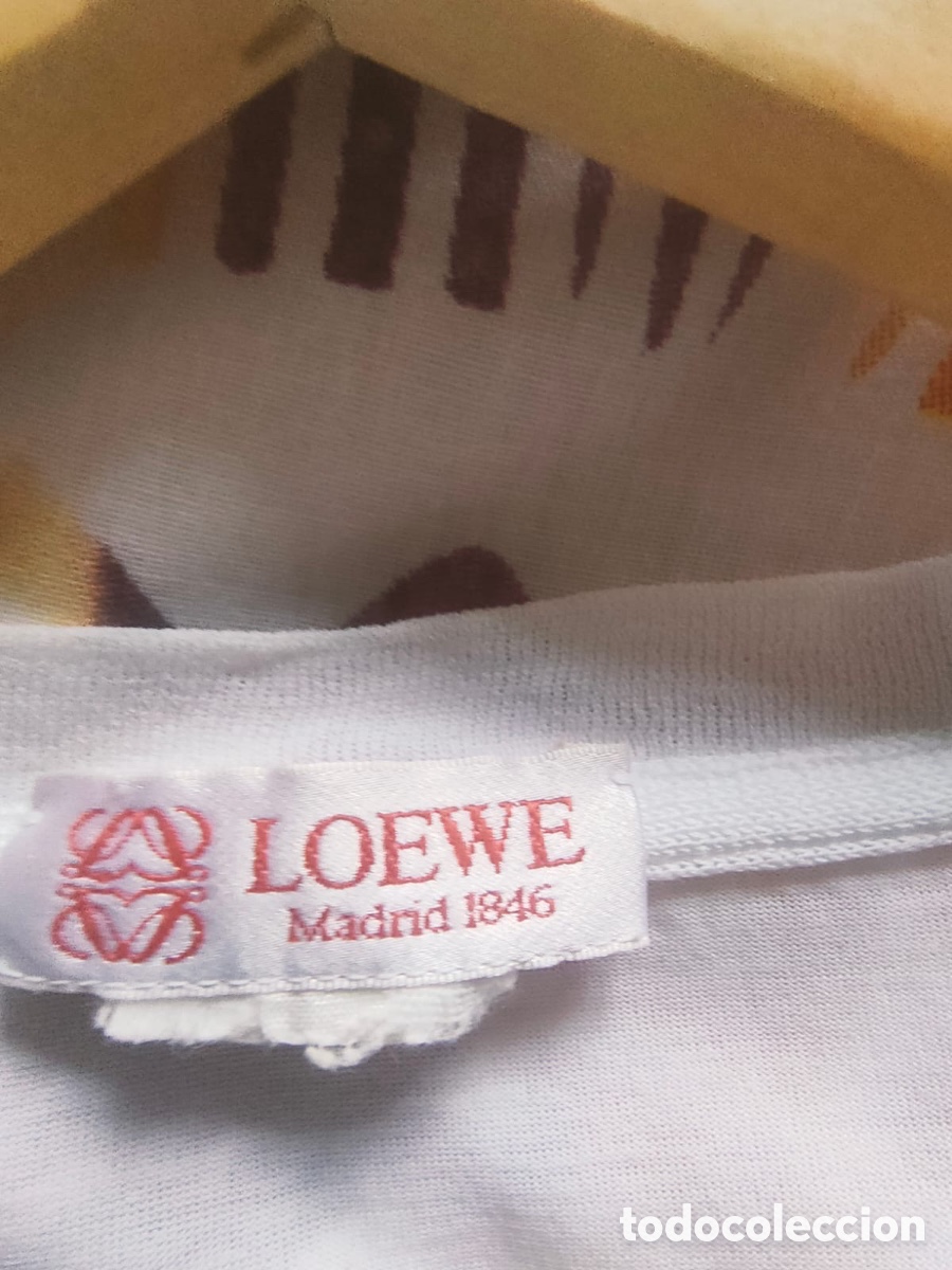 Antig&uuml;edades: Camiseta de Loewe algod&oacute;n talla L - Foto 8