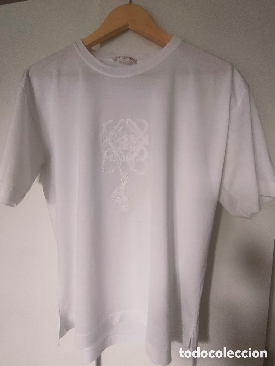 Antig&uuml;edades: Camiseta de Loewe algod&oacute;n talla L - Foto 1