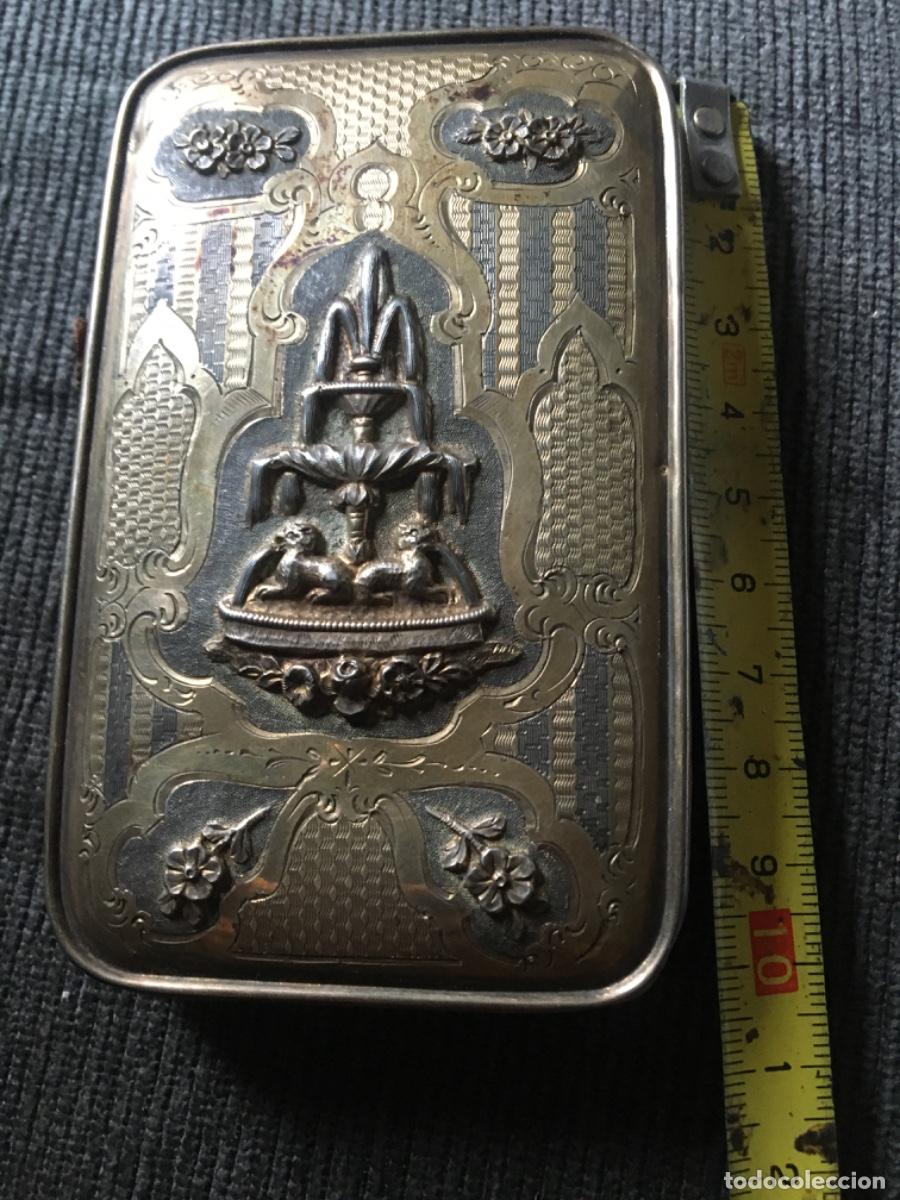Antig&uuml;edades: Carnet de baile con tabaquera plata xix - Foto 1