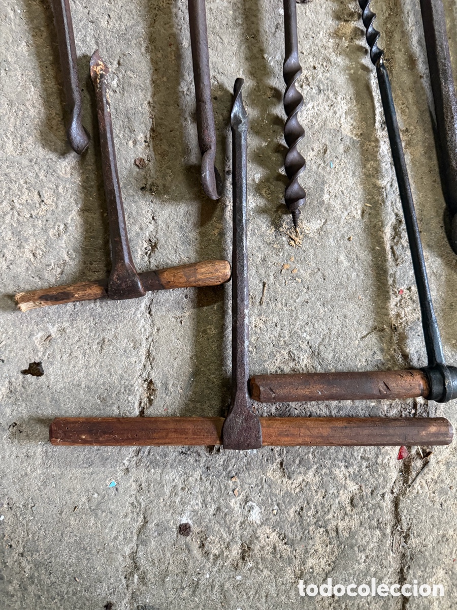 Antig&uuml;edades: Lote barrenas manuales antiguas - Foto 3
