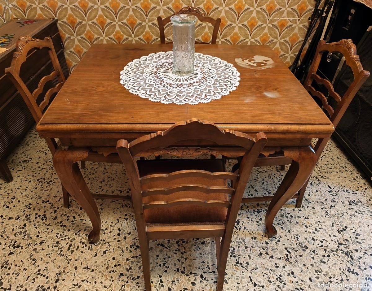 Antig&uuml;edades: Mesa comedor extensible - Foto 1