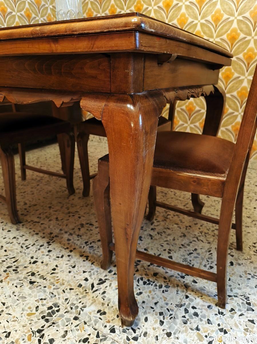 Antig&uuml;edades: Mesa comedor extensible - Foto 2