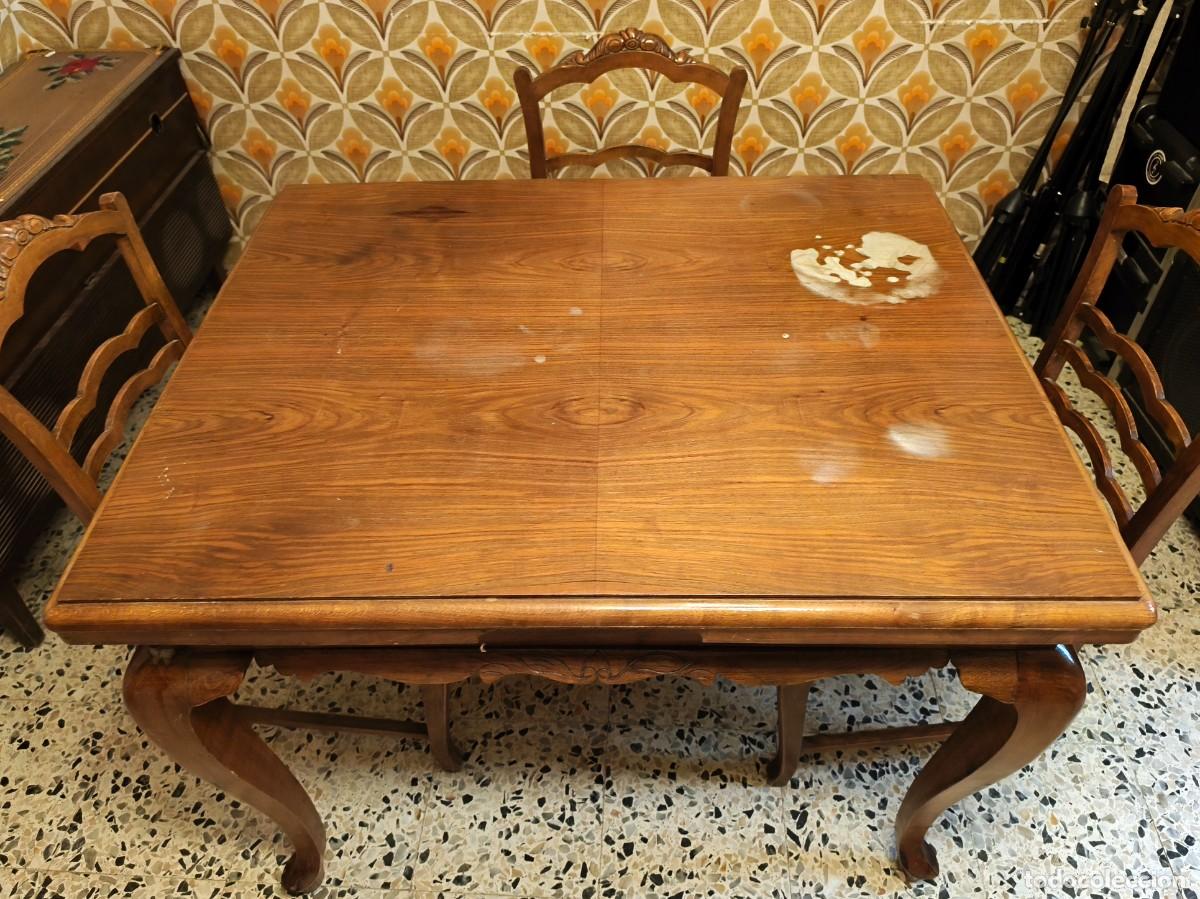 Antig&uuml;edades: Mesa comedor extensible - Foto 3