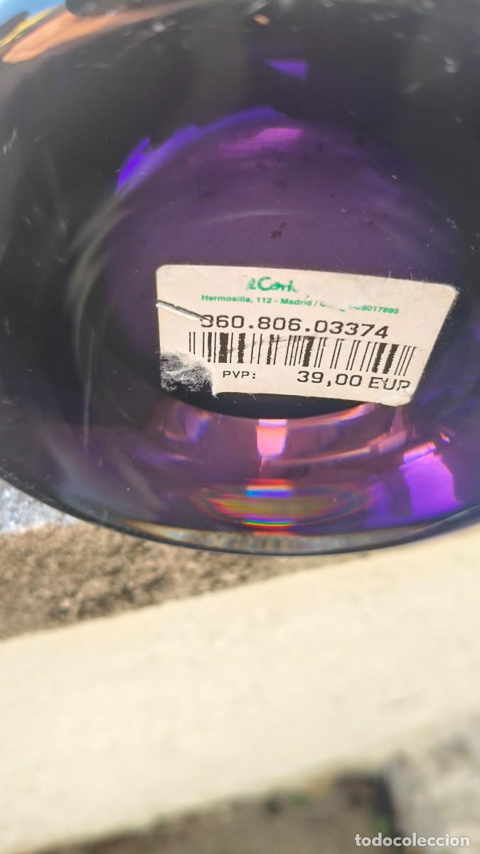 Antig&uuml;edades: Cristal vase souffle 1980 - Foto 2