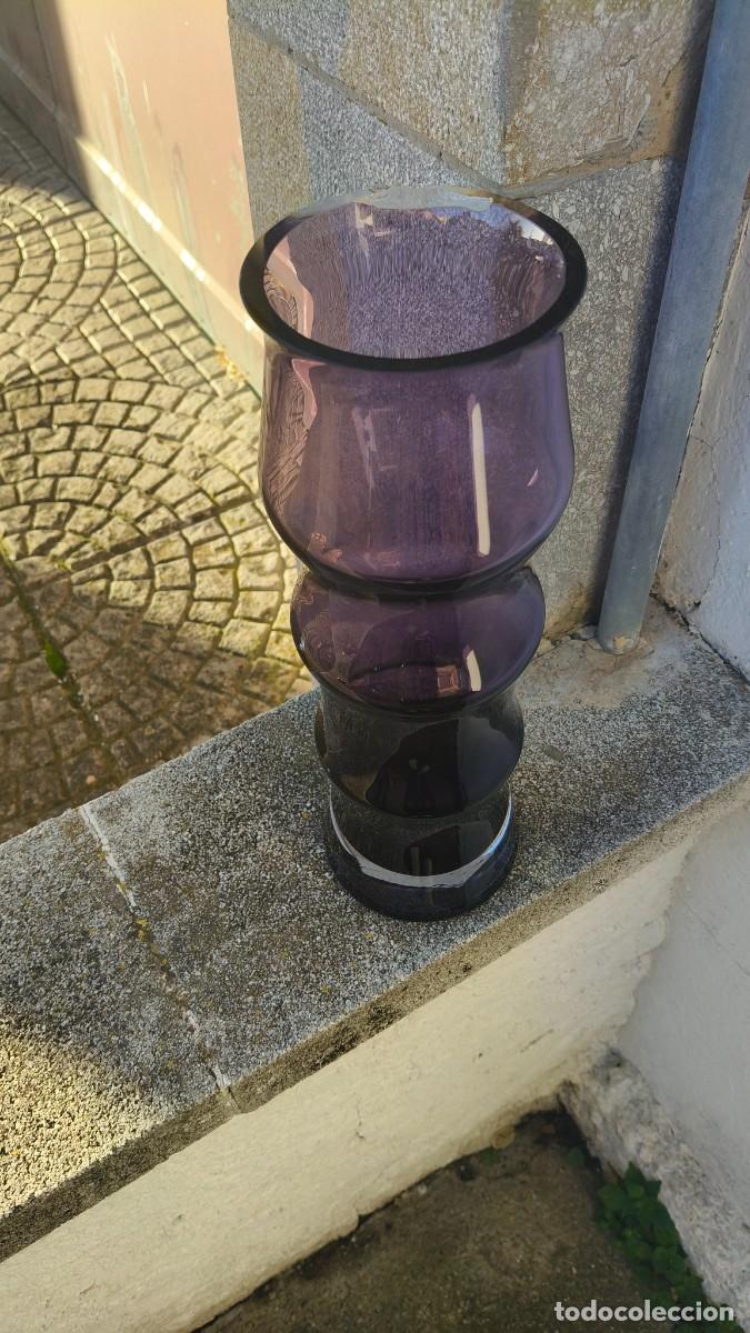 Antig&uuml;edades: Cristal vase souffle 1980 - Foto 4
