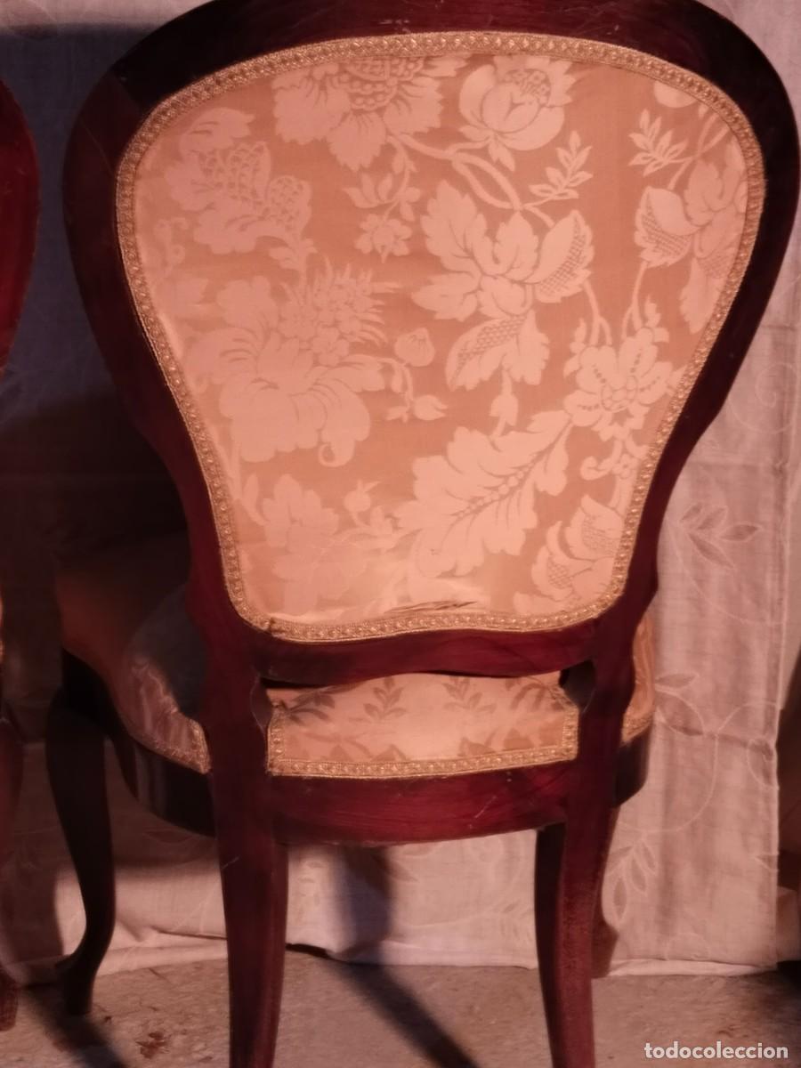 Antig&uuml;edades: Pareja de sillones de caoba - Foto 2