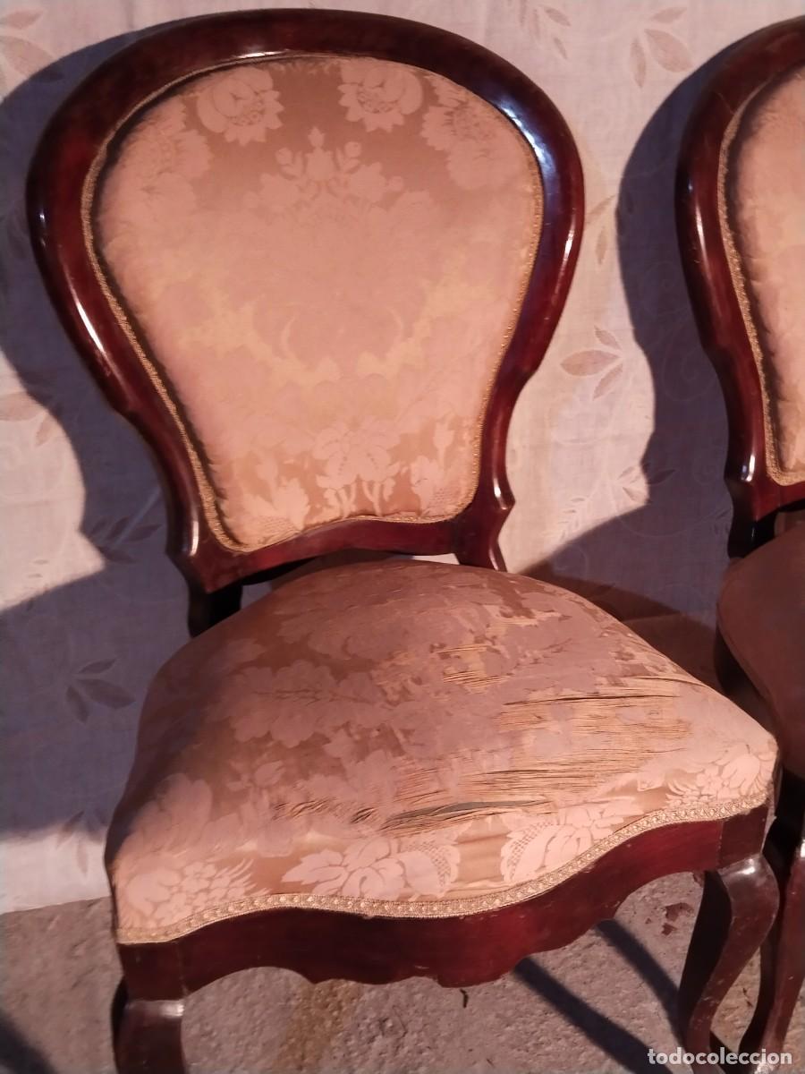 Antig&uuml;edades: Pareja de sillones de caoba - Foto 6
