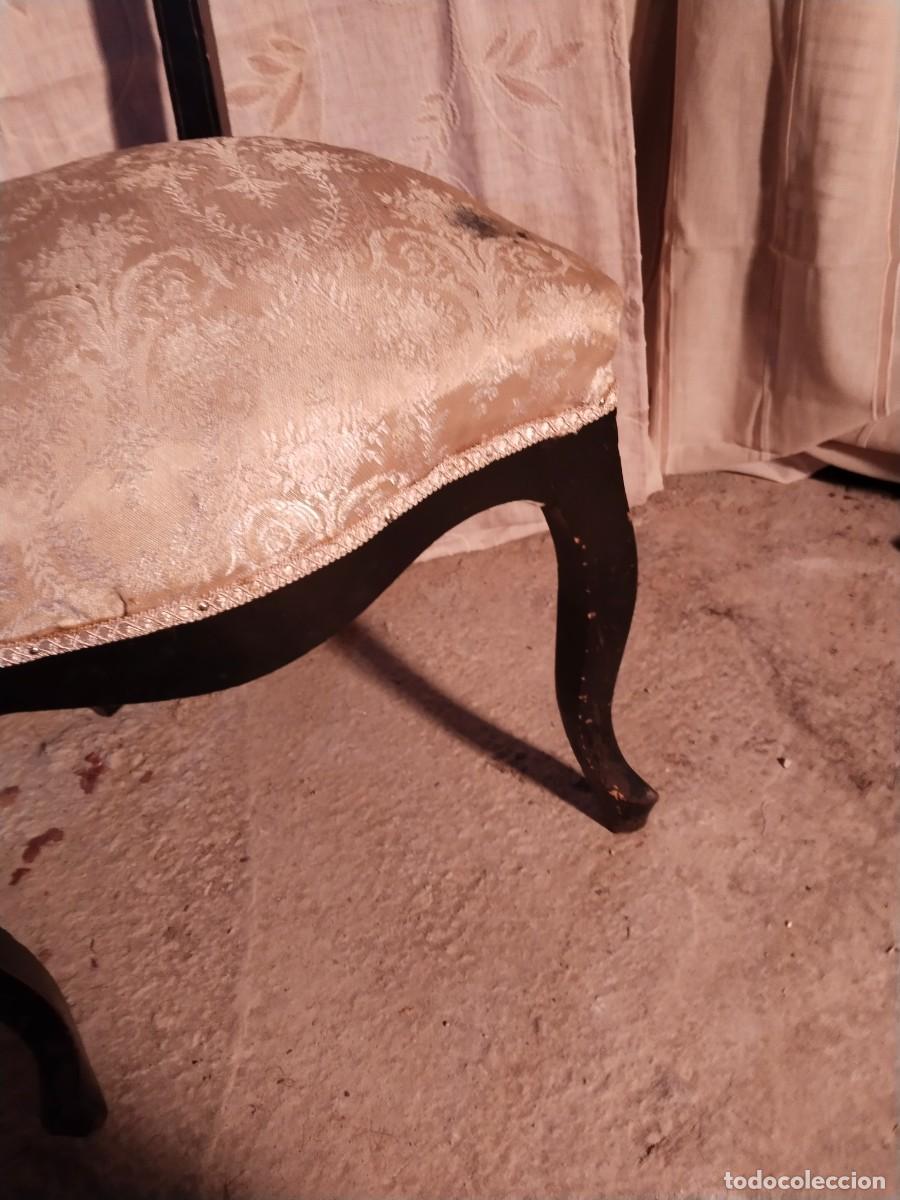 Antig&uuml;edades: Lote 4 sillas para restaurar - Foto 3