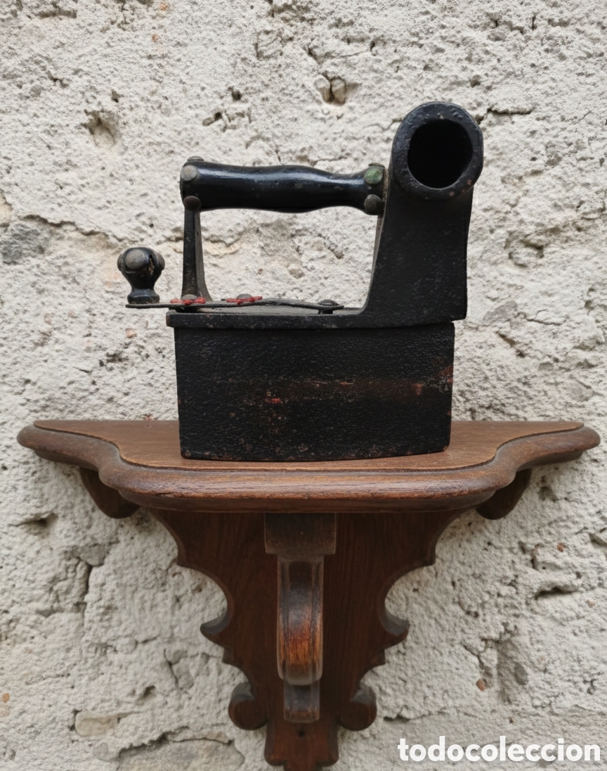 Antig&uuml;edades: Antigua plancha hierro fundido - Foto 1