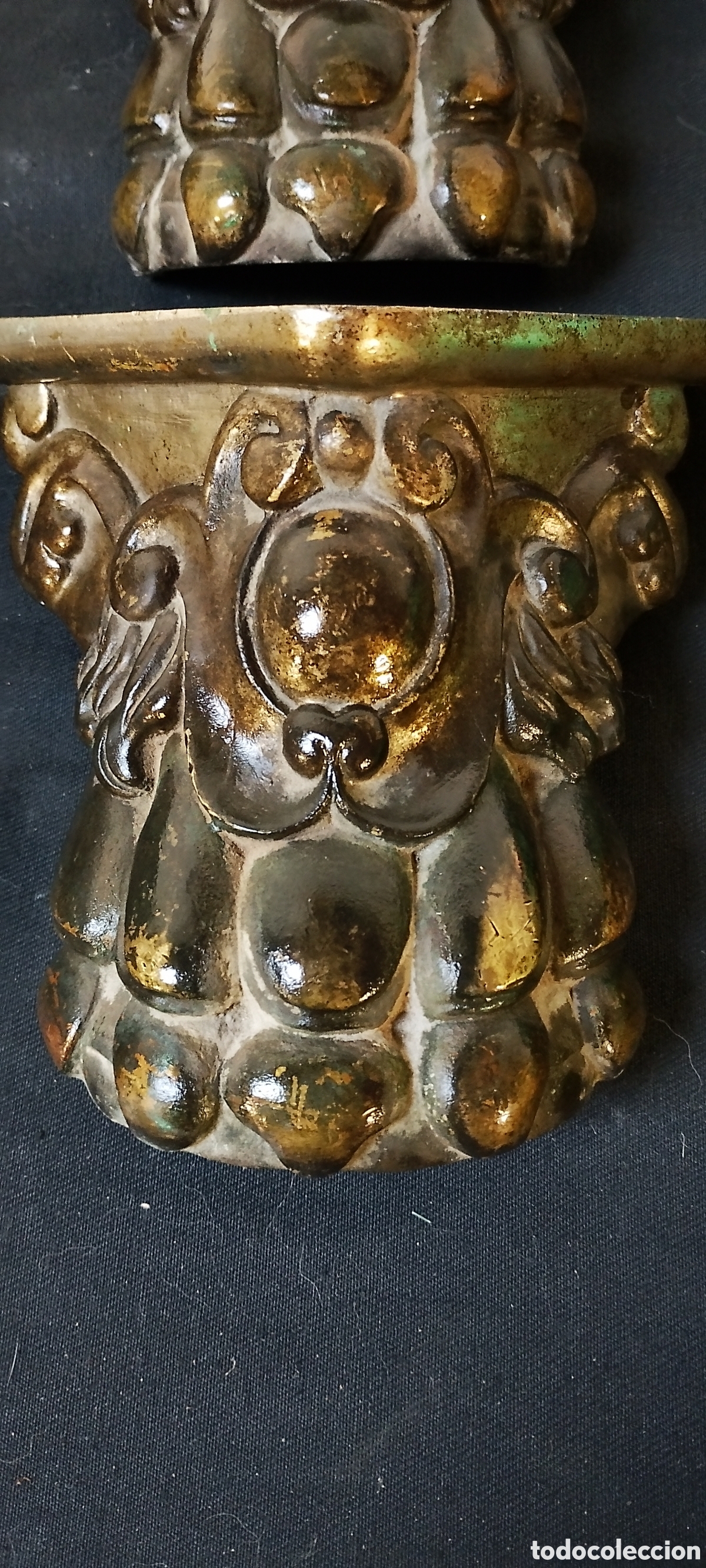 Antig&uuml;edades: ANTIGUAS PATAS DE BRONCE GARRAS DE LEON - Foto 2