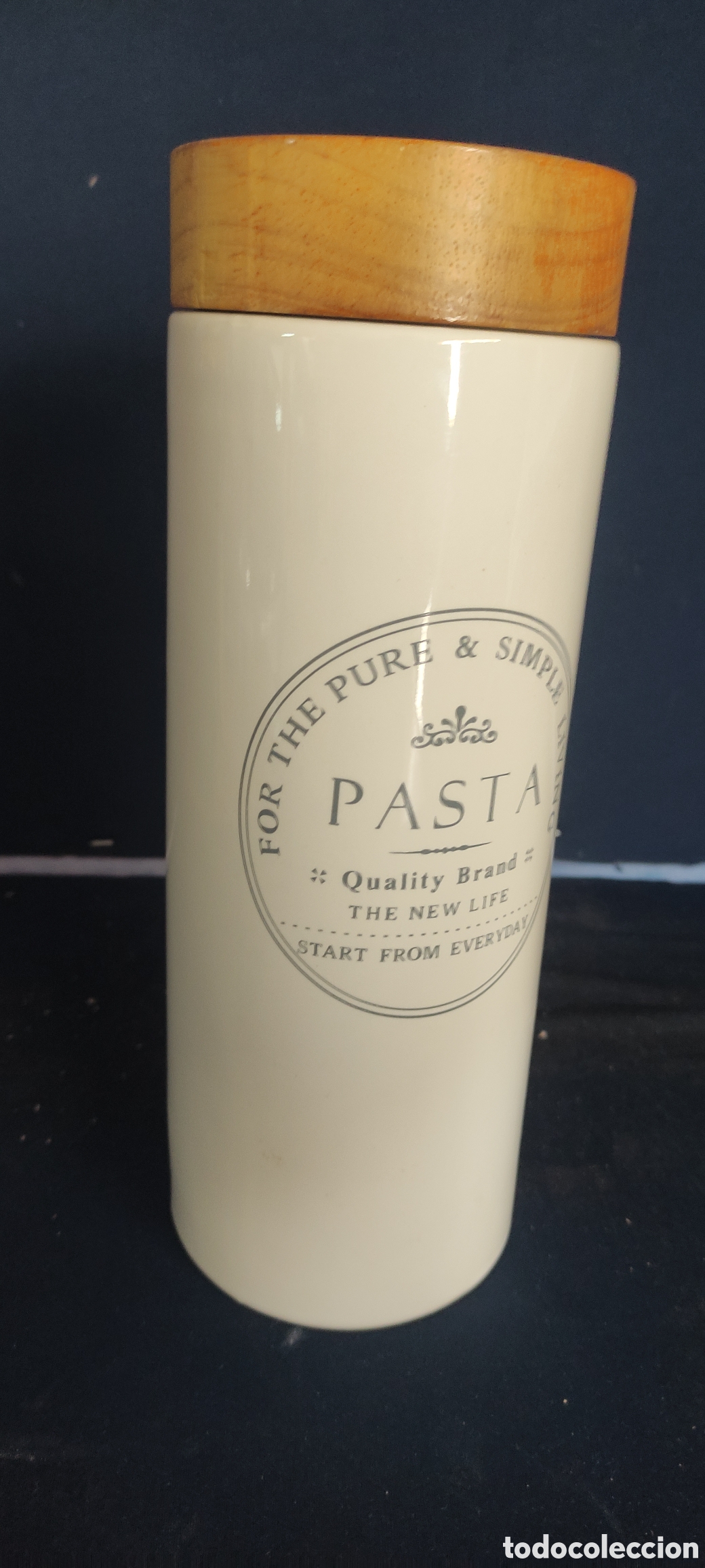 Antig&uuml;edades: Tarro de cer&aacute;mica para pasta - Foto 2