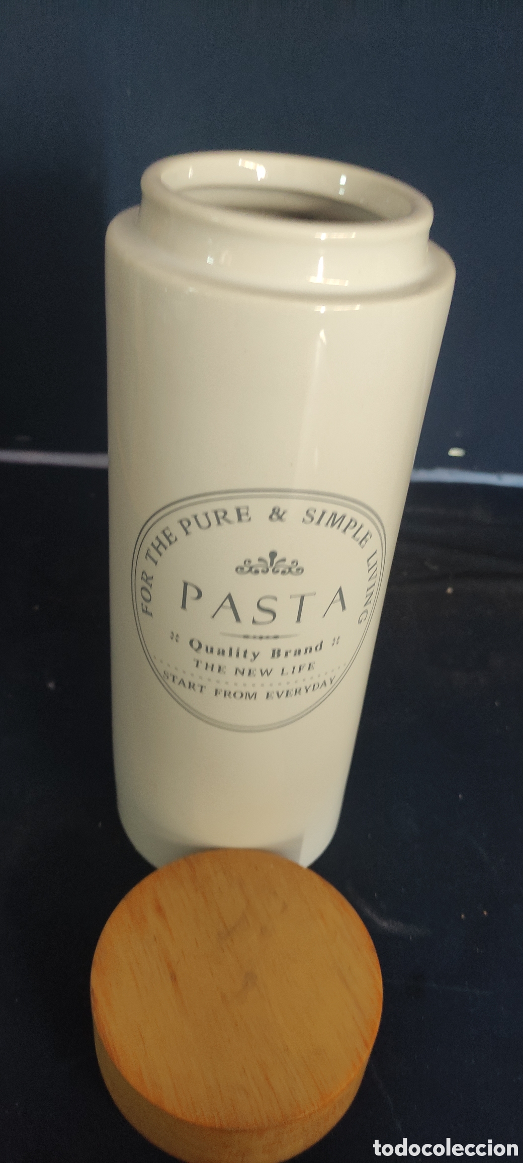 Antig&uuml;edades: Tarro de cer&aacute;mica para pasta - Foto 4