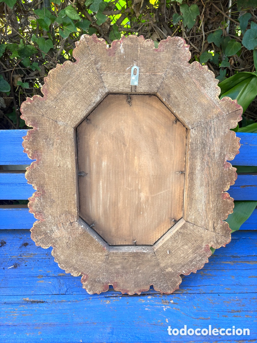 Antig&uuml;edades: ESPEJO ANTIGUO MADERA DORADA TALLADA - Foto 12