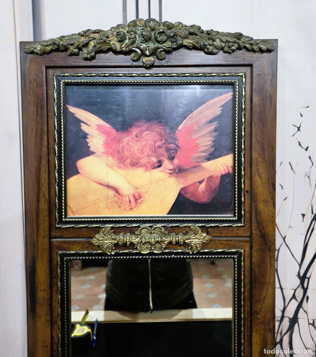 Antig&uuml;edades: Antiguo espejo estilo Trumeau - Foto 2