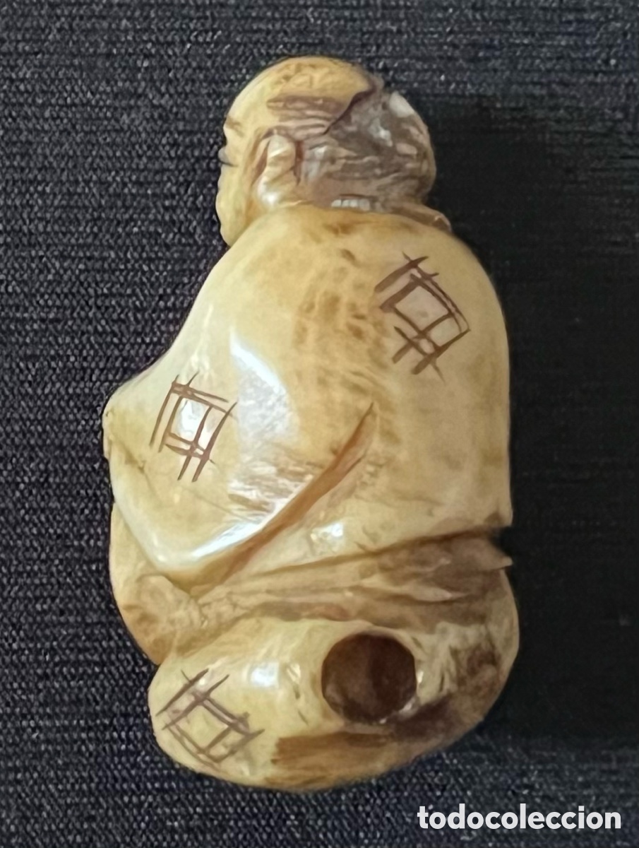 Antig&uuml;edades: Netsuke (根付) Netsuke &bdquo;Alter Mann&ldquo; - Foto 3