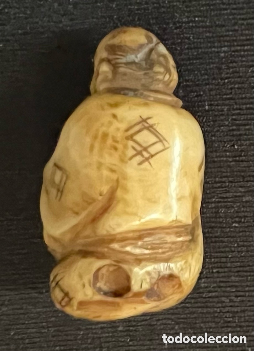 Antig&uuml;edades: Netsuke (根付) Netsuke &bdquo;Alter Mann&ldquo; - Foto 6