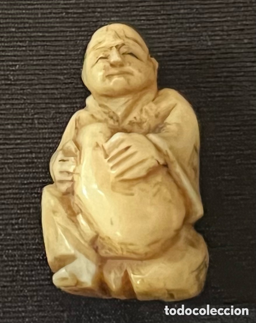 Antig&uuml;edades: Netsuke (根付) Netsuke &bdquo;Alter Mann&ldquo; - Foto 7
