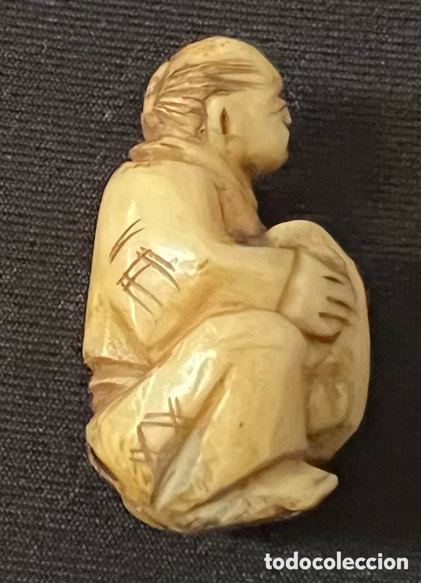 Antig&uuml;edades: Netsuke (根付) Netsuke &bdquo;Alter Mann&ldquo; - Foto 8
