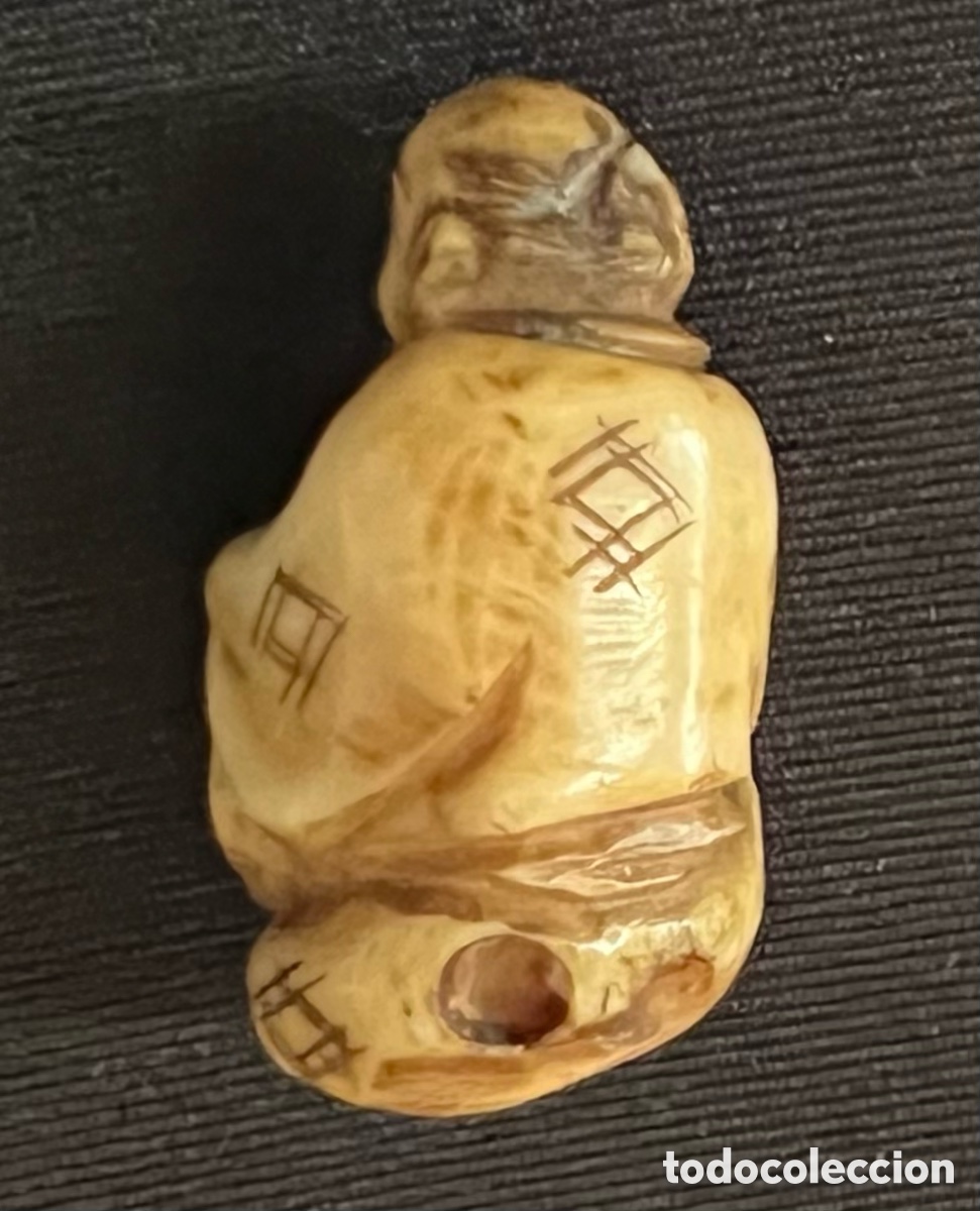 Antig&uuml;edades: Netsuke (根付) Netsuke &bdquo;Alter Mann&ldquo; - Foto 10