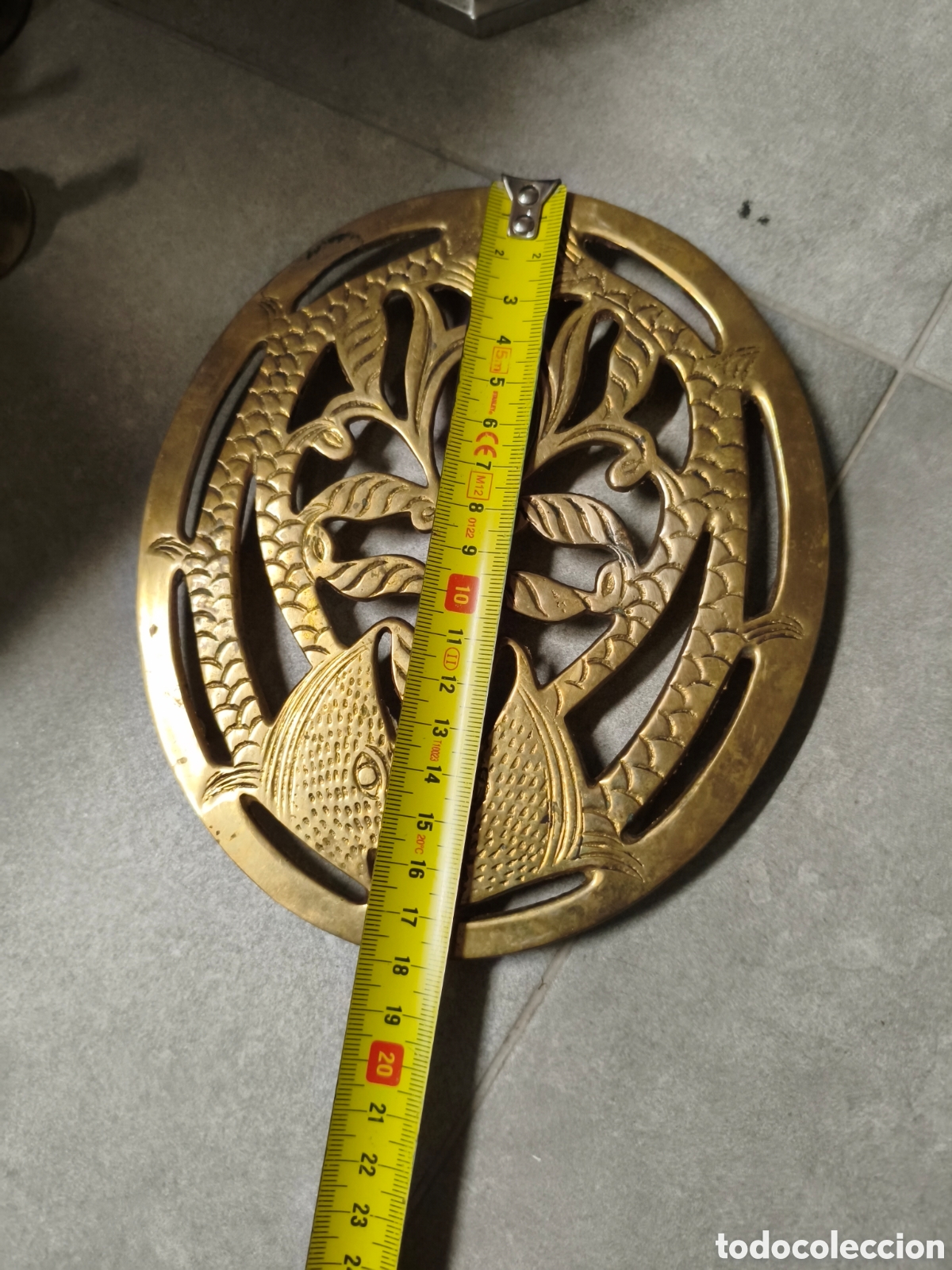 Antig&uuml;edades: Tabla cocina bronze india - Foto 2