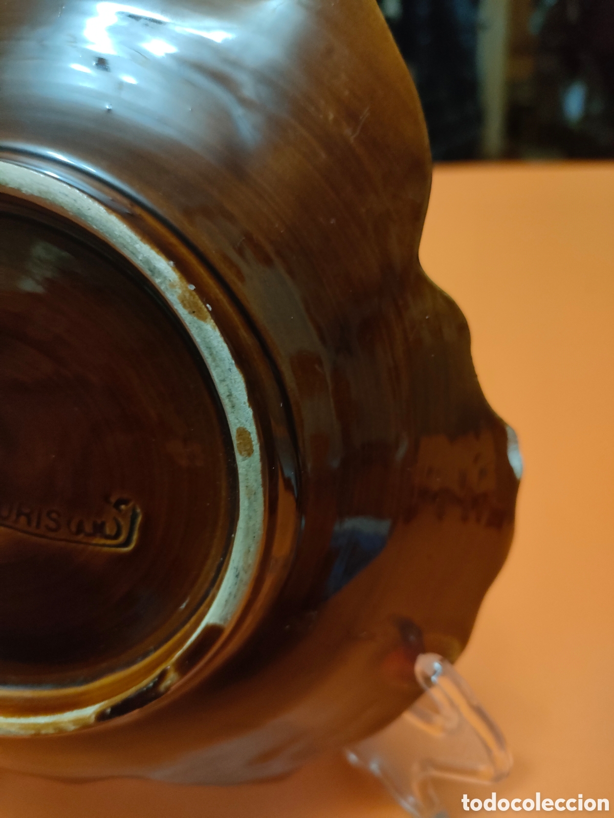 Antig&uuml;edades: Peque&ntilde;a bandeja en forma de flor Vallauris - Foto 6