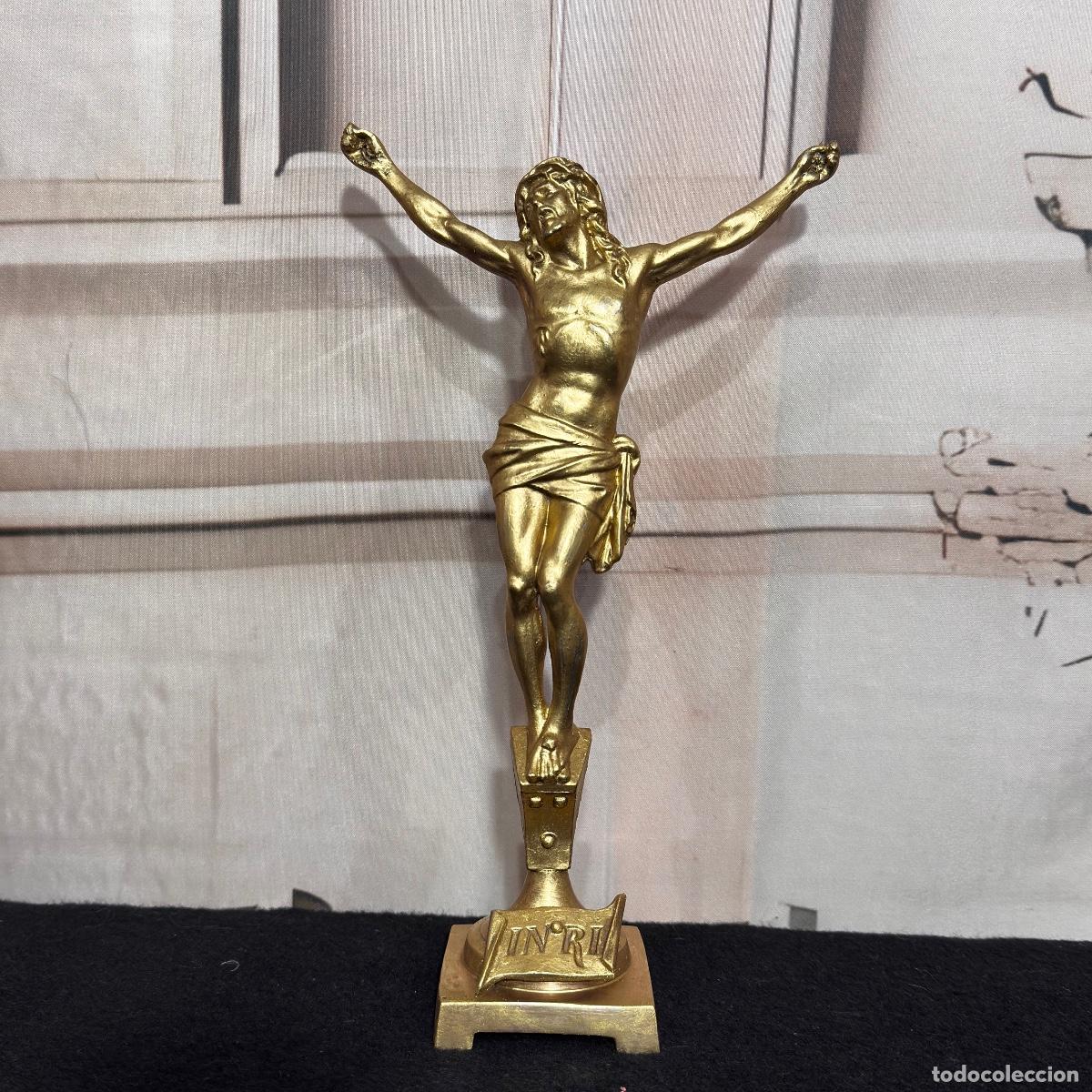 Antig&uuml;edades: Escultura de cristo en bronce - Foto 1