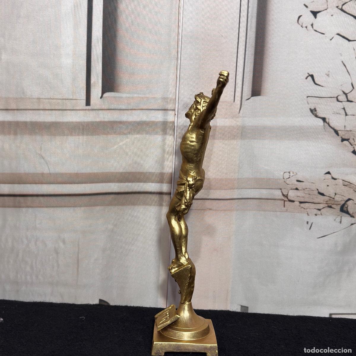 Antig&uuml;edades: Escultura de cristo en bronce - Foto 3