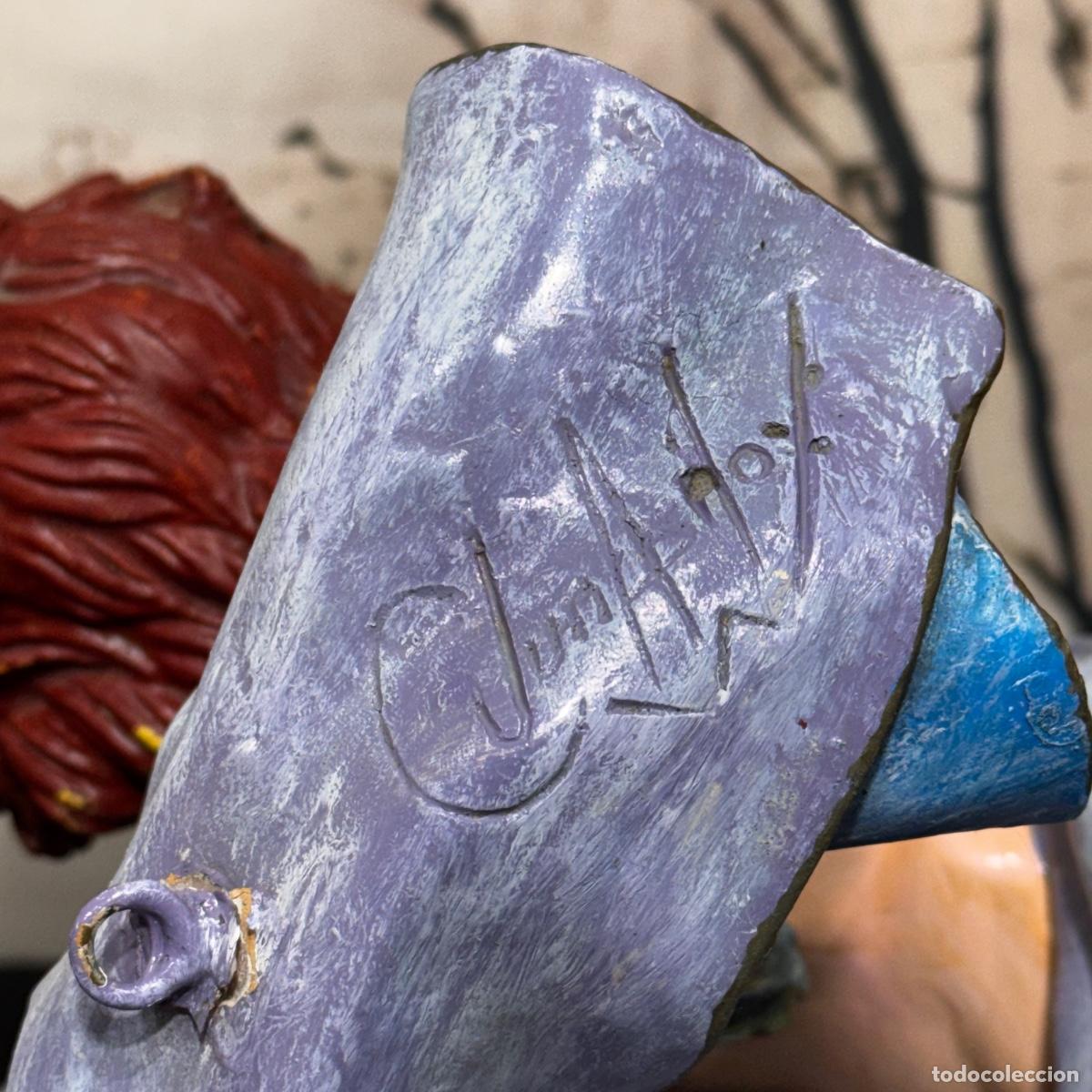 Antig&uuml;edades: Arc&aacute;ngel con arco firmado - Foto 7
