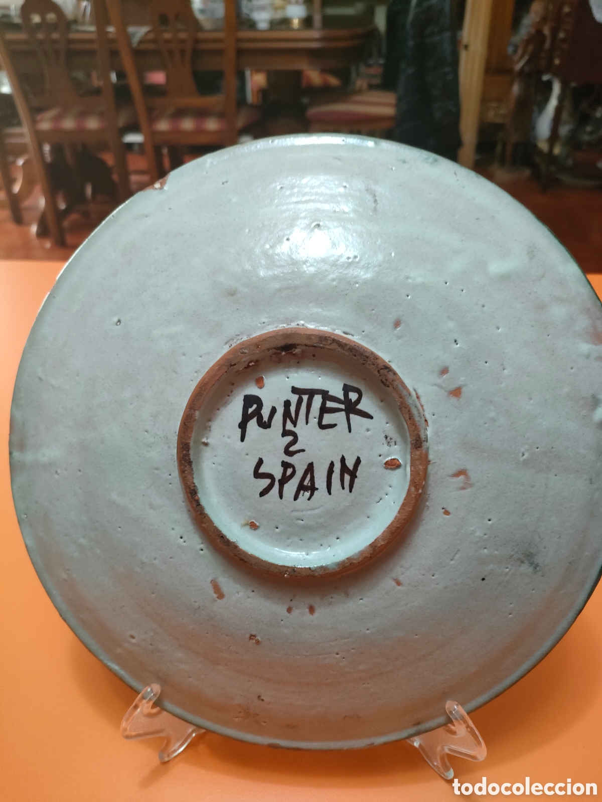 Antig&uuml;edades: Plato punter a&ntilde;os 70 - Foto 5