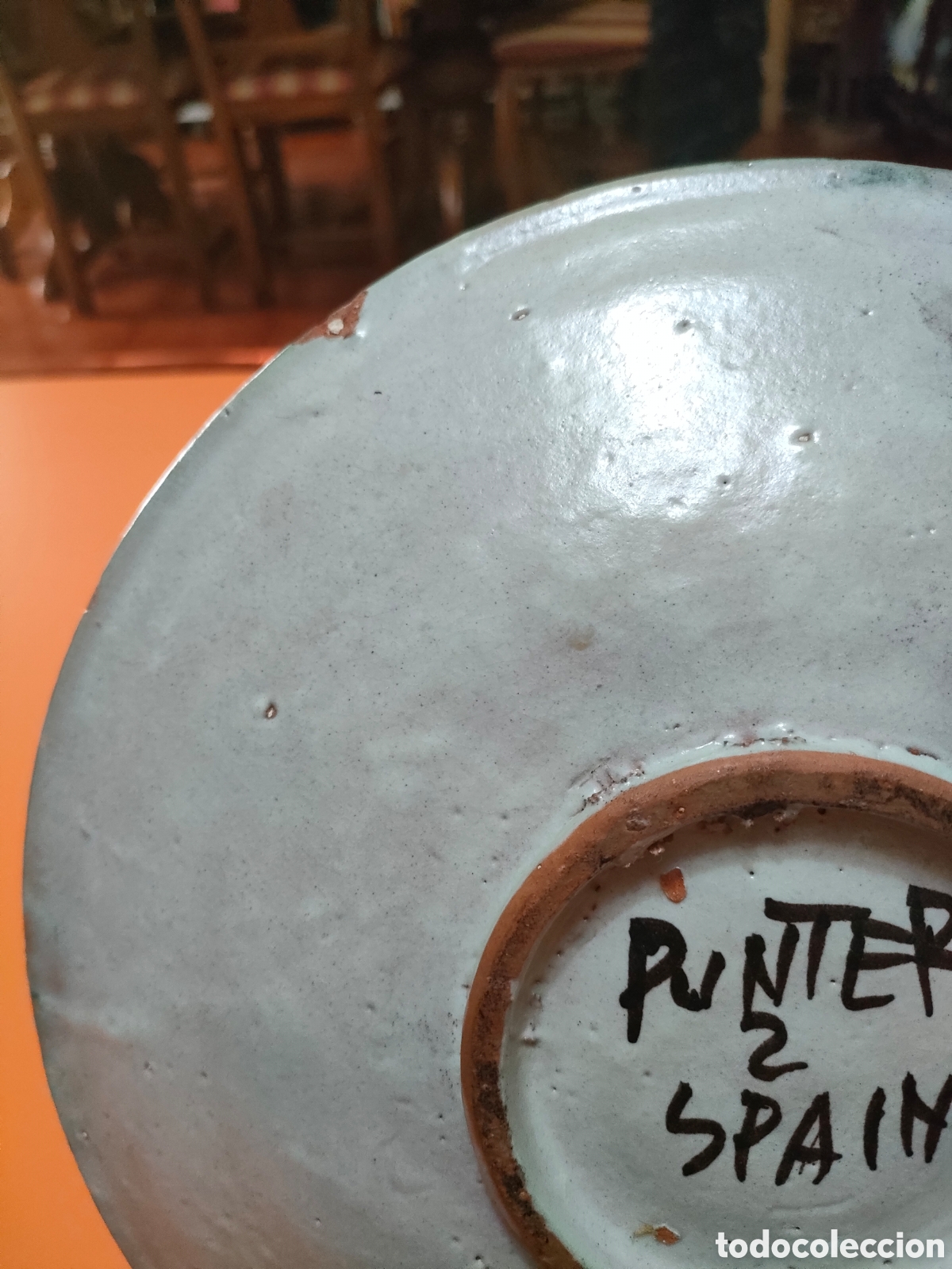 Antig&uuml;edades: Plato punter a&ntilde;os 70 - Foto 6