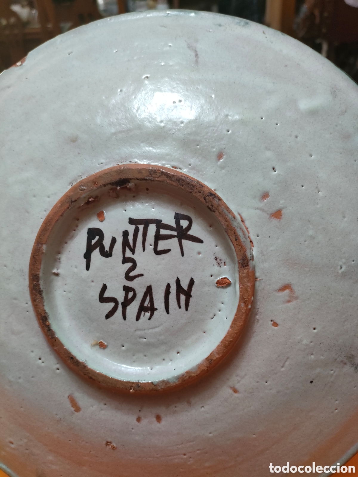 Antig&uuml;edades: Plato punter a&ntilde;os 70 - Foto 7