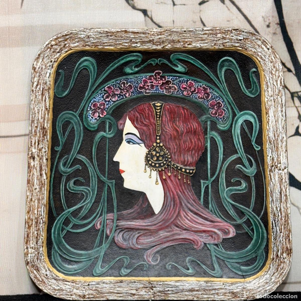 Antig&uuml;edades: Plato de pared pintado - Foto 1