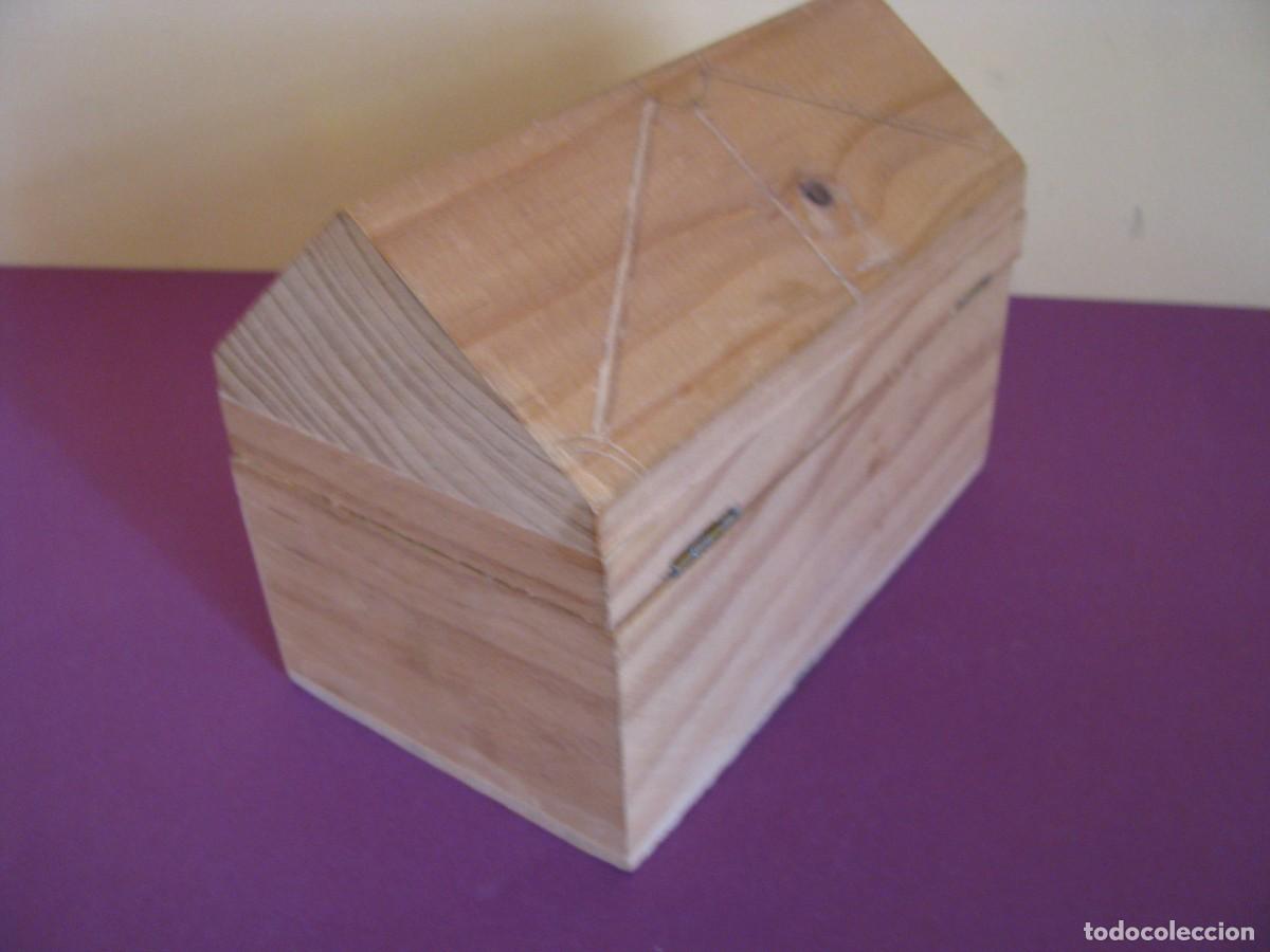 Antig&uuml;edades: CAJA DE MADERA. 16X12X9 CM - Foto 2