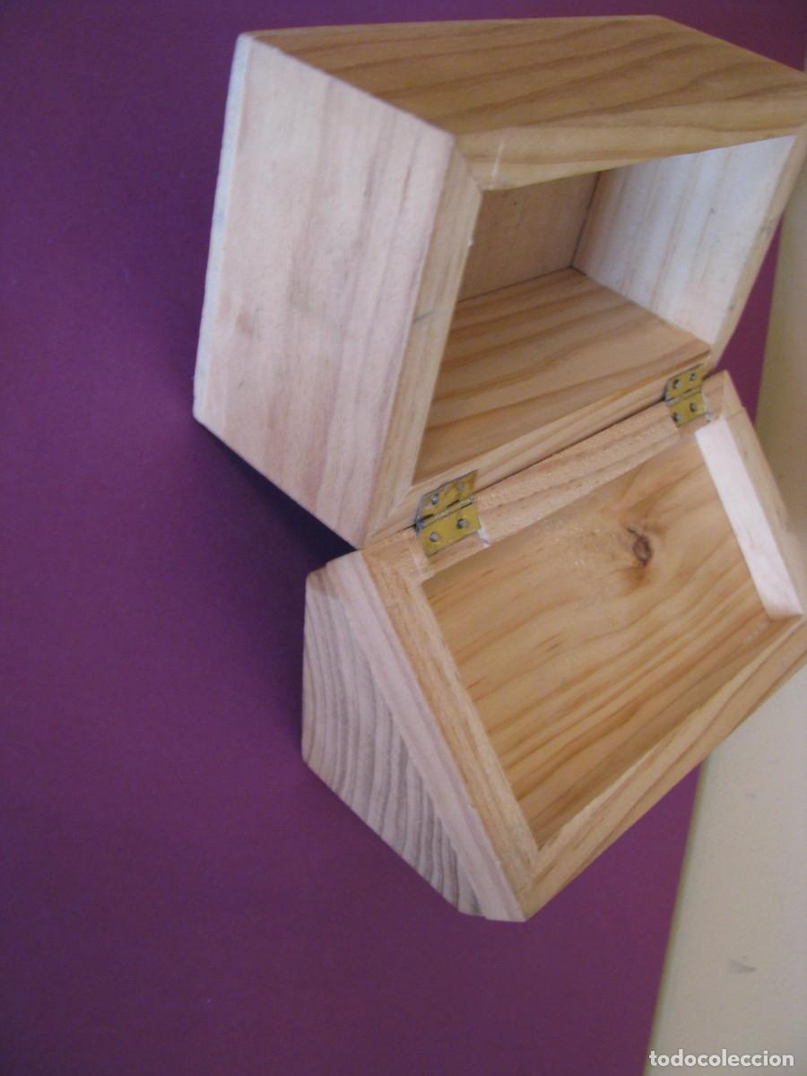 Antig&uuml;edades: CAJA DE MADERA. 16X12X9 CM - Foto 4