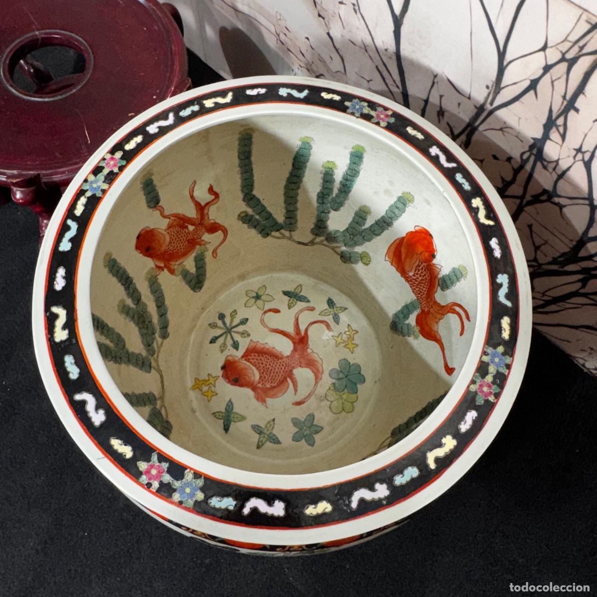 Antig&uuml;edades: Macetero de porcelana china - Foto 6