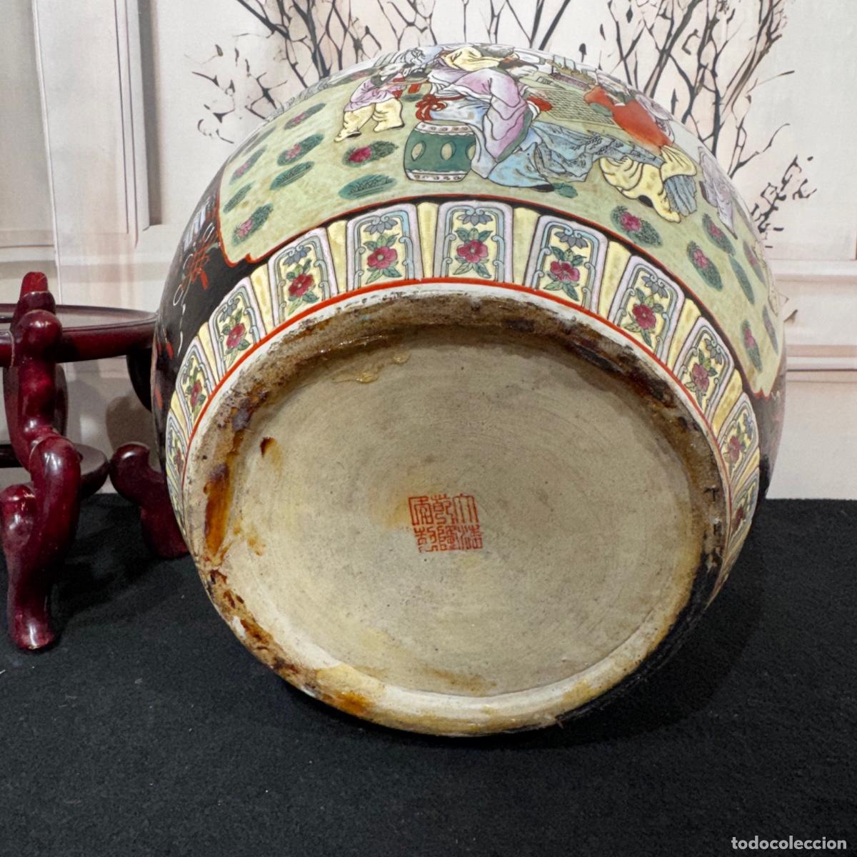 Antig&uuml;edades: Macetero de porcelana china - Foto 7
