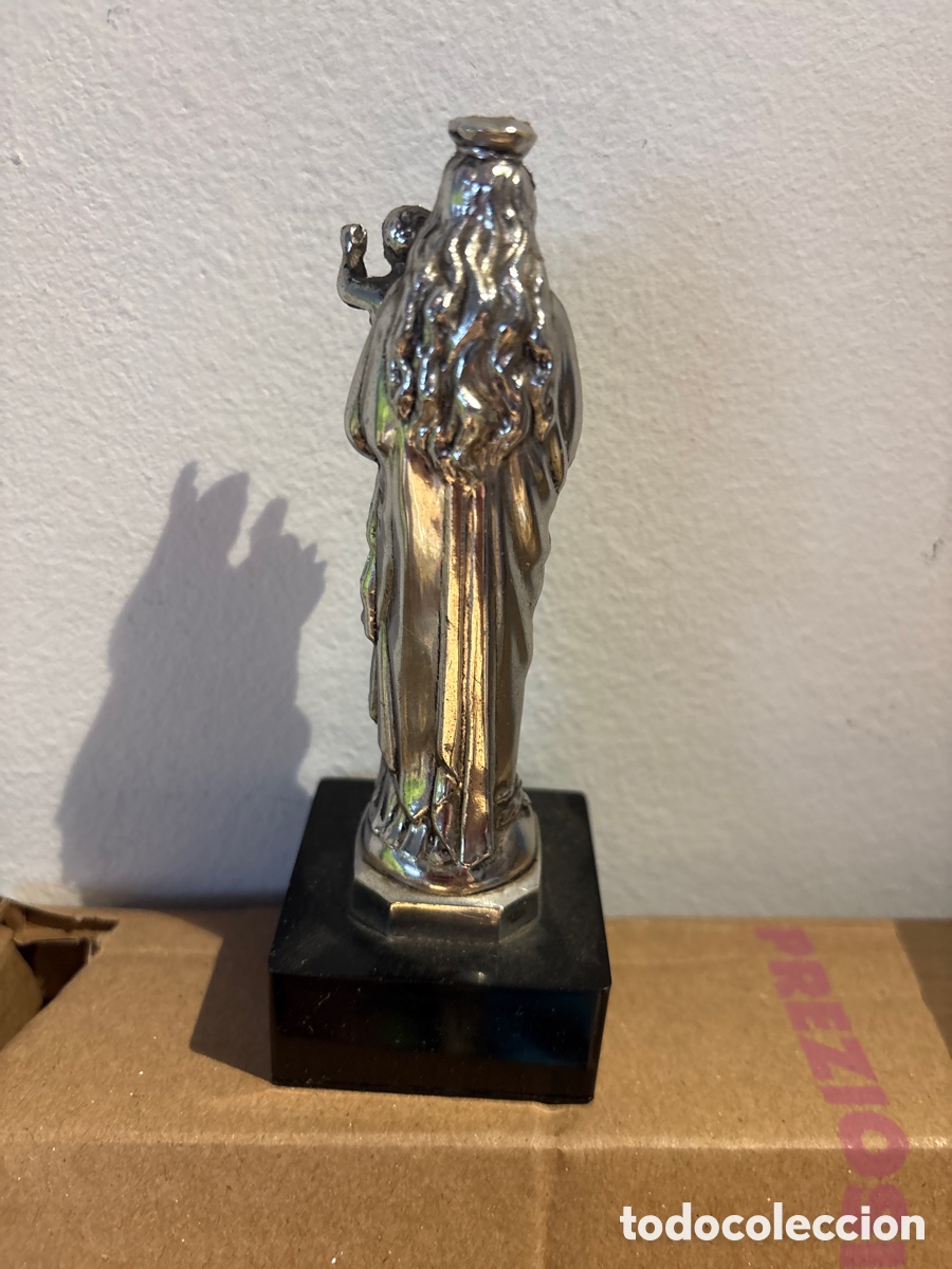 Antig&uuml;edades: Virgen plateada nuestra se&ntilde;ora de la guarda (A21) - Foto 2
