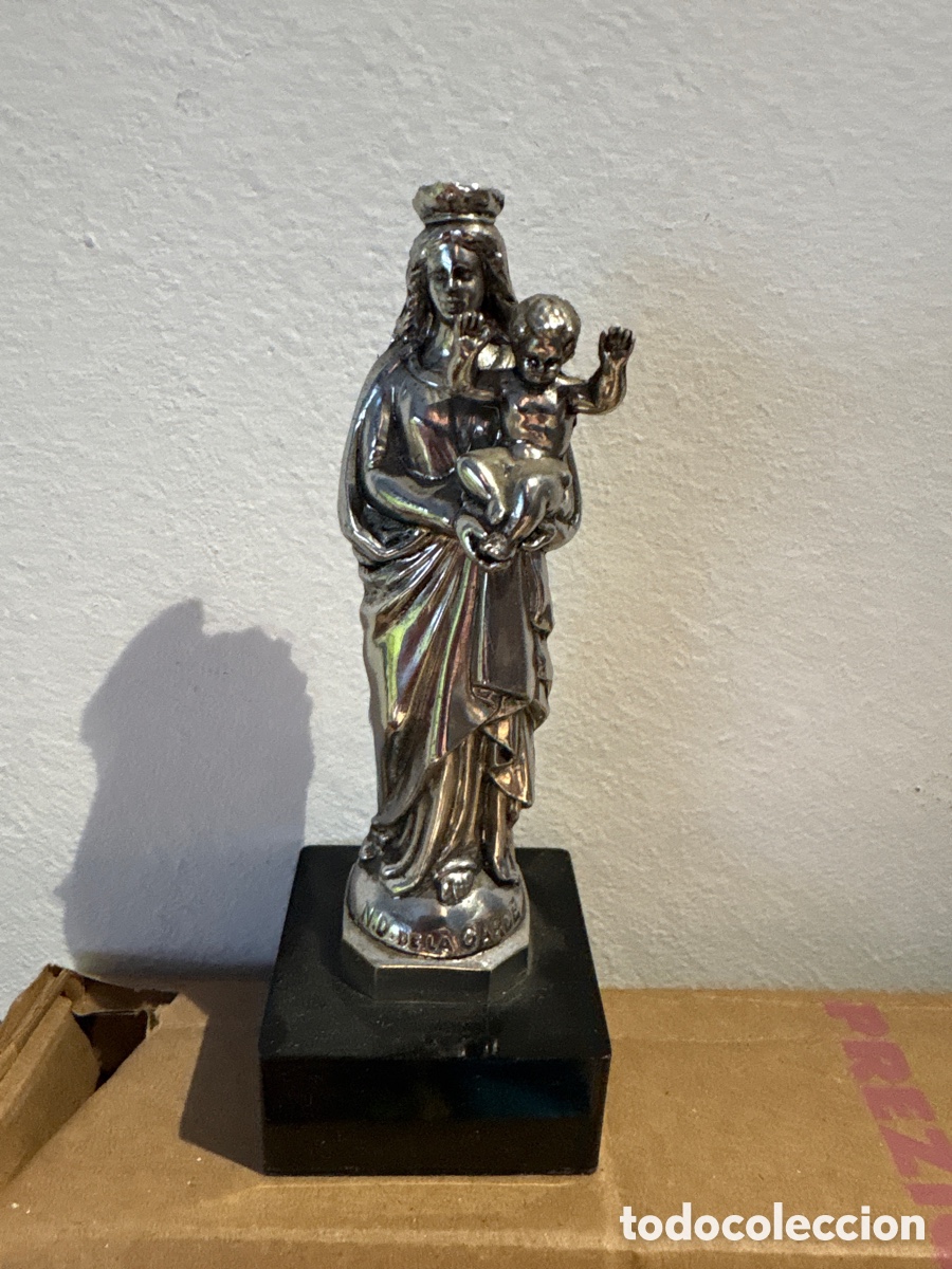 Antig&uuml;edades: Virgen plateada nuestra se&ntilde;ora de la guarda (A21) - Foto 1
