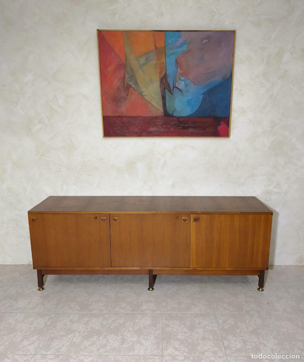 Antig&uuml;edades: APARADOR ANTIGUO DAN&Eacute;S MADERA TECA - Foto 4